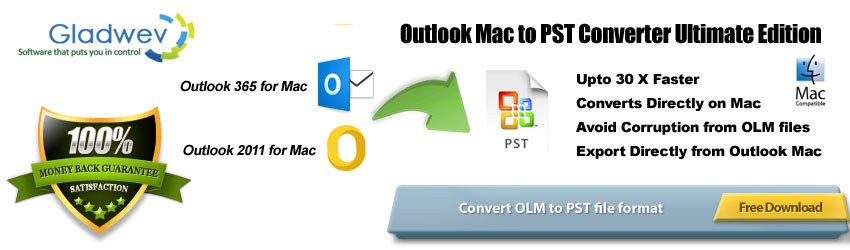 convert olm to pst free